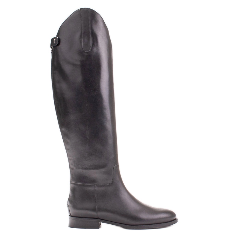 Marco Shoes Botas con cremalleras y goma elástica negro