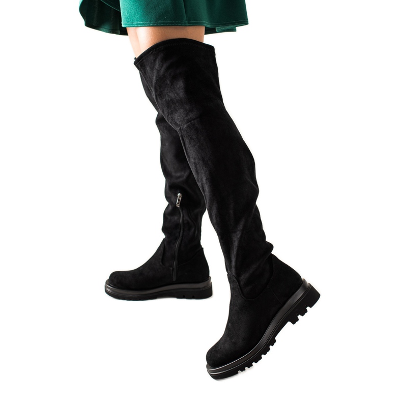 Goodin Cálidos mosqueteros negros Goodin Cálidos mosqueteros negros