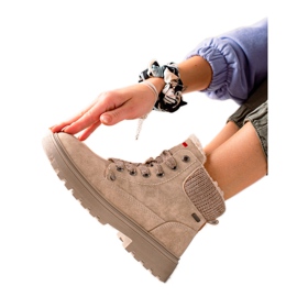 Goodin Tramperos beige con piel de oveja