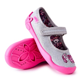 BEFADO S.A. Pantuflas Befado Unicornios 114X464 Gris-Rosa