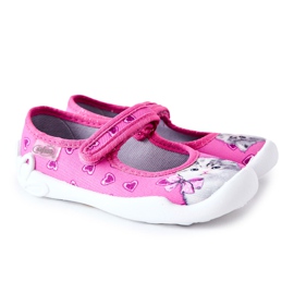 BEFADO S.A. Pantuflas de la Bailarina Befado Kitten 114X447 Rosa rosado