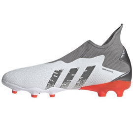 Botas de fútbol adidas Predator Freak.3 Ll Fg M FY6293 gris blanco blanco Botas de fútbol adidas Predator Freak.3 Ll Fg M FY6293 gris blanco blanco