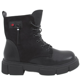 Botas Provo Black con suela gruesa negro Botas Provo Black con suela gruesa negro