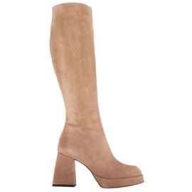 Marco Shoes Botas Patrizia elegantes en la plataforma beige Marco Shoes Botas Patrizia elegantes en la plataforma beige