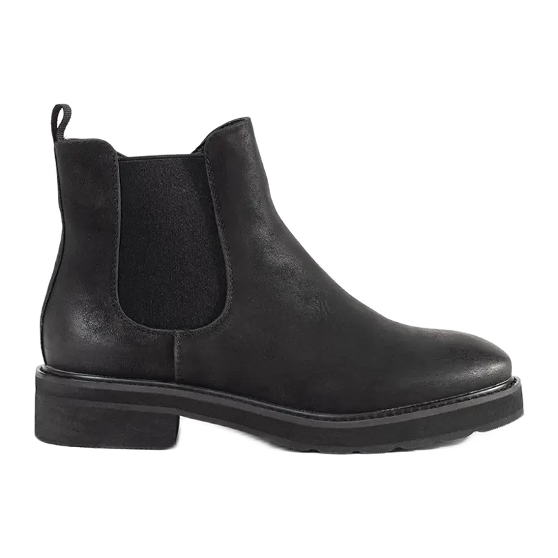 Botas negras clásicas de Sergio Leone negro