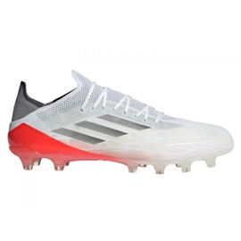 Botas de fútbol adidas X Speedflow.1 Ag M FY3265 gris, blanco, rojo blanco