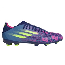 Botas de fútbol adidas X Speedflow Messi.3 Fg M FY6888 azul marino, morado, azul, multicolor azul