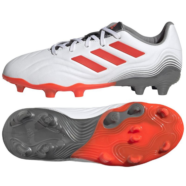 Botas de fútbol adidas Copa Sense.3 Fg Jr FY6154 multicolor blanco