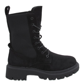 Botas militares con parte superior de calcetín Nevada Black negro