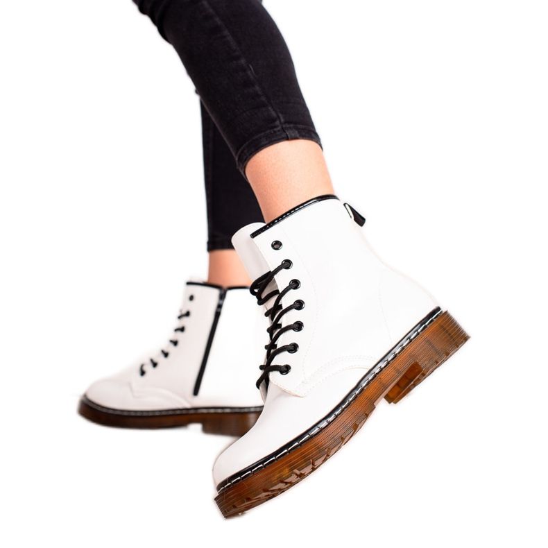 Lucky Shoes Tramperos blancos cómodos Lucky Shoes Tramperos blancos cómodos