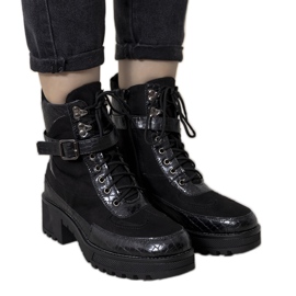 Botas negras de mujer Canales negro Botas negras de mujer Canales negro