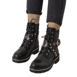 Botas negras con aislamiento de Joann negro