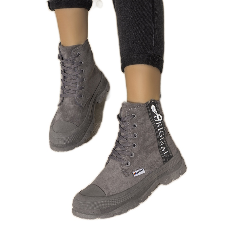 Botas de abrigo de mujer gris Goris Botas de abrigo de mujer gris Goris