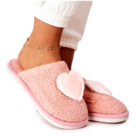 Pantuflas Pink Heartbeat para mujer rosado