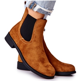 PG1 Botines de ante camel Astate marrón PG1 Botines de ante camel Astate marrón