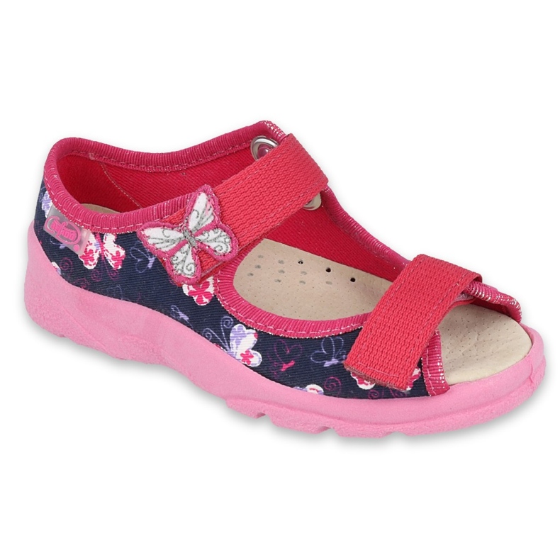Calzado infantil befado 869X145 azul marino rosado