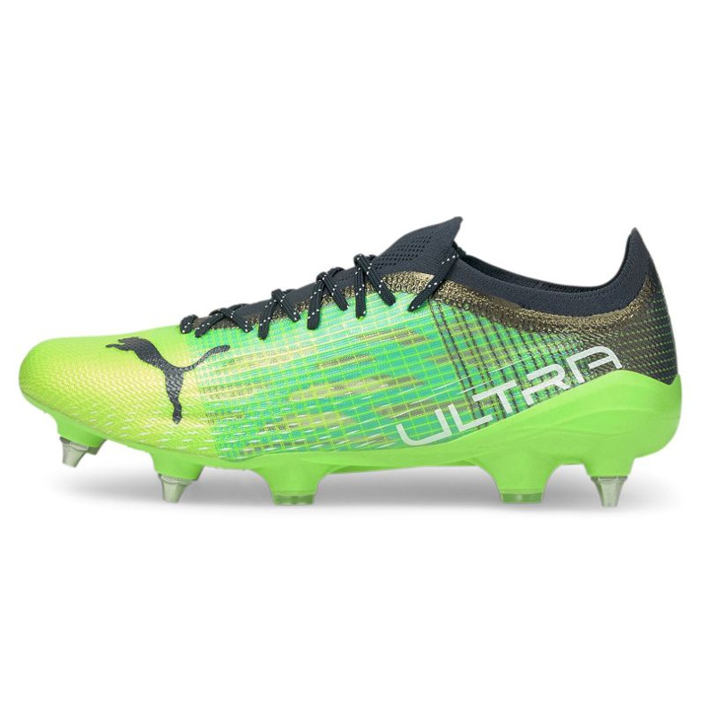 Botas de fútbol Puma Ultra 1.3 Mx Sg M 106513-03 dorado, verde verde