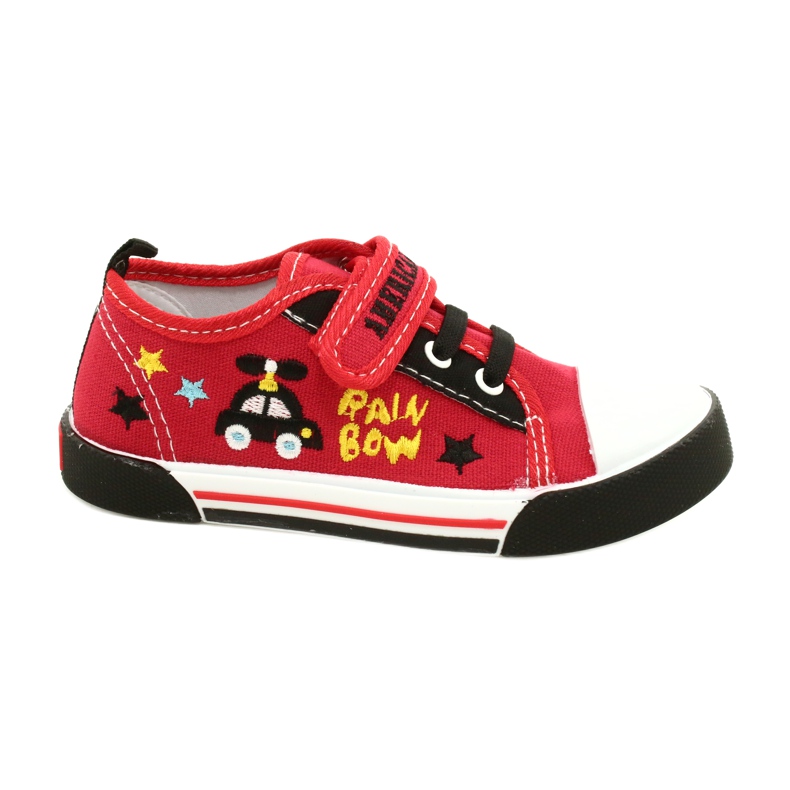 Zapatillas American Club Ten15 Red Velcro rojo