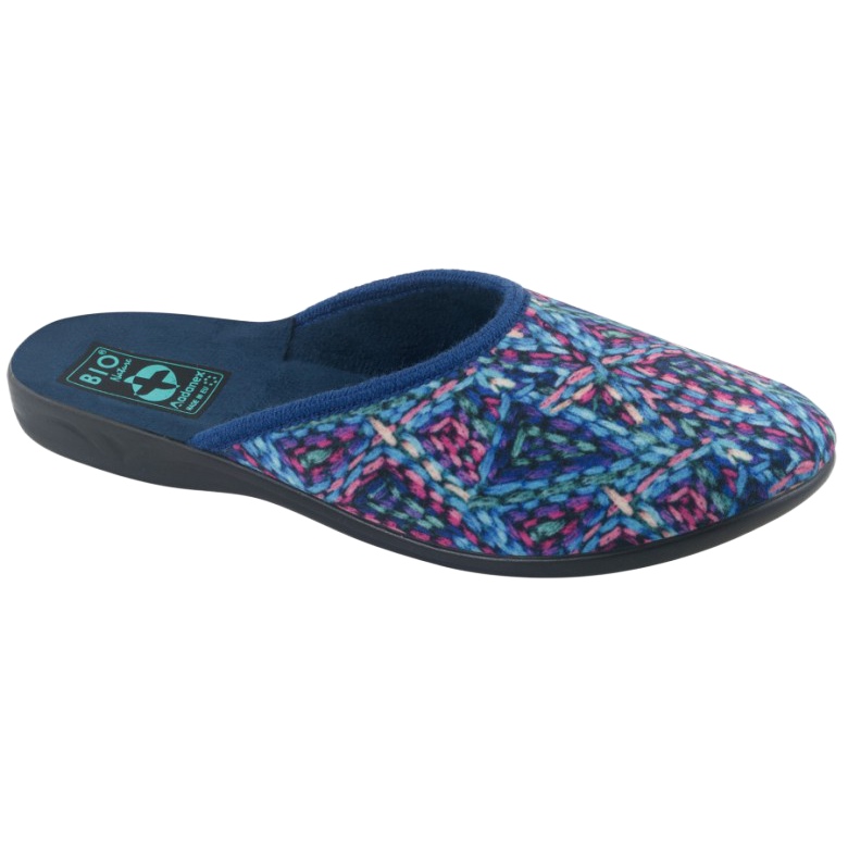 Pantuflas Sweater Adanex Aloe Vera 26702 azul marino azul rosado verde