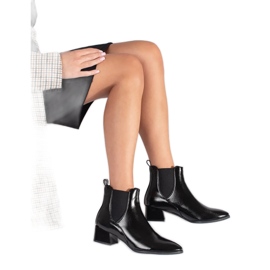 Elegantes botines Chelsea de Sergio Leone negro