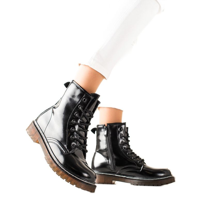 Lucky Shoes Tramperos negros cómodos Lucky Shoes Tramperos negros cómodos