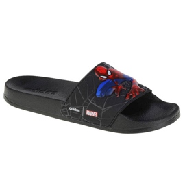 Zapatillas Adidas Adilette Shower Slides Spiderman Jr FZ1716 negro