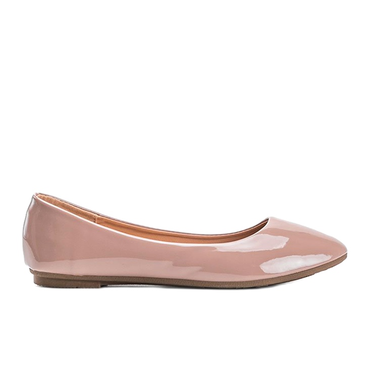 Diamantique Bailarinas lacadas beige