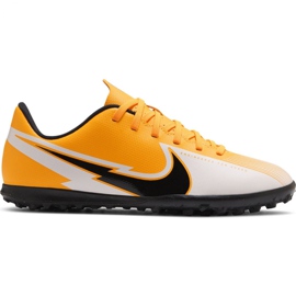 Zapatos de fútbol Nike Mercurial Vapor 13 Club Tf Jr AT8177 801 amarillos