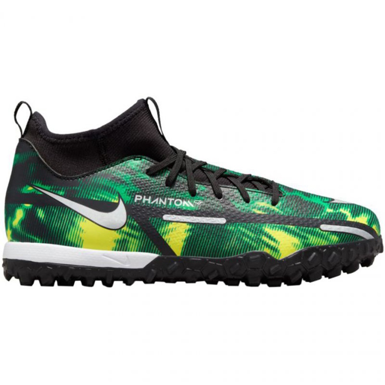 Zapatillas de fútbol Nike Phantom GT2 Academy Df Tf Sw Jr DM0741 003 verde, multicolor verde