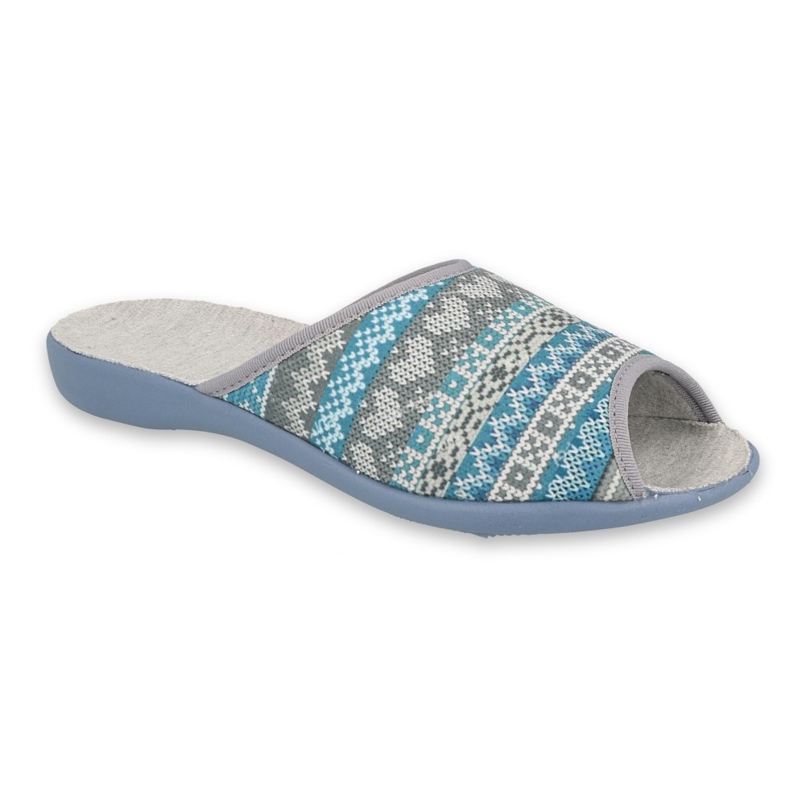 Zapatos de mujer befado pu 254D132 azul gris