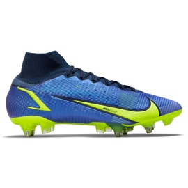 Botas de fútbol Nike Superfly 8 Elite SG-Pro Ac M CV0960-574 azul marino azul