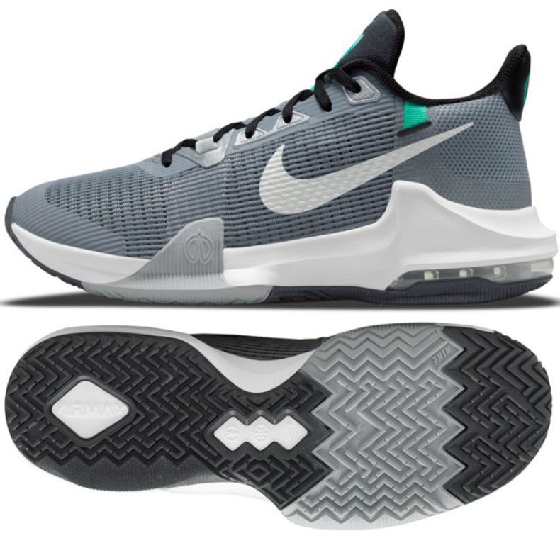 Calzado de baloncesto Nike Air Max Impact 3 M DC3725 002 gris sombras de grey