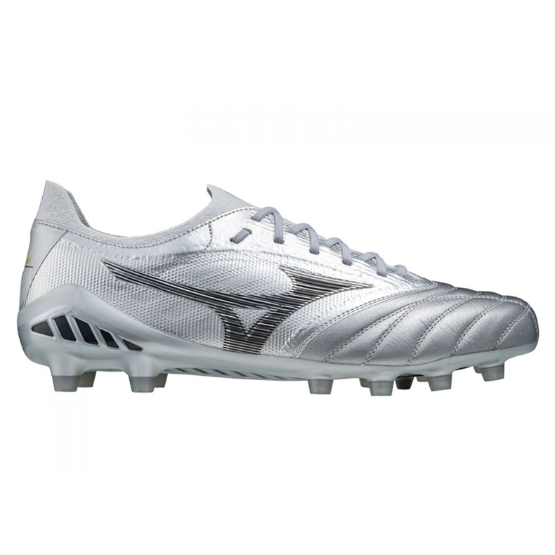 Botas de fútbol Mizuno Morelia Neo Iii Beta Japan Fg M P1GA219003 gris plata