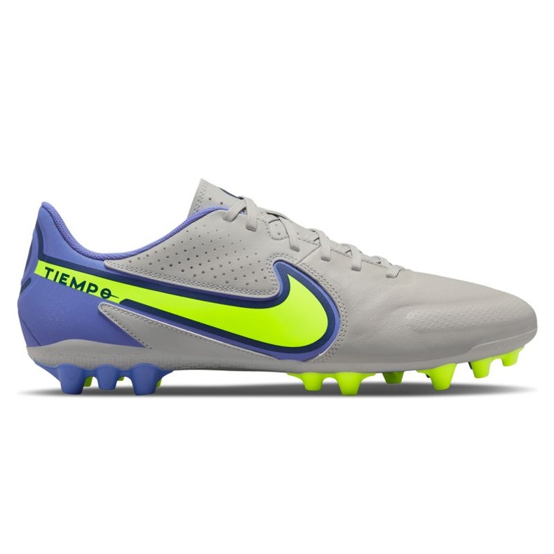 Zapatillas de fútbol Nike Tiempo Legend 9 Academy Ag M DB0627-075 gris, azul sombras de grey