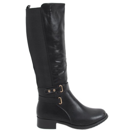 Botas de montar de mujer Miko Black negro