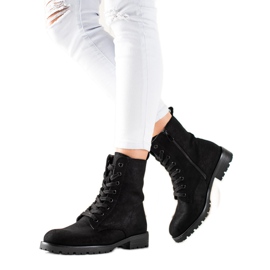 Bestelle Tramperos de gamuza negro Bestelle Tramperos de gamuza negro