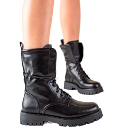 TRENDI botas altas clasicas negro TRENDI botas altas clasicas negro