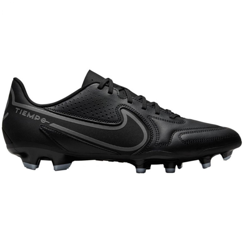 Zapatillas de fútbol Nike Tiempo Legend 9 Club FG / MG M DA1176 004 negro