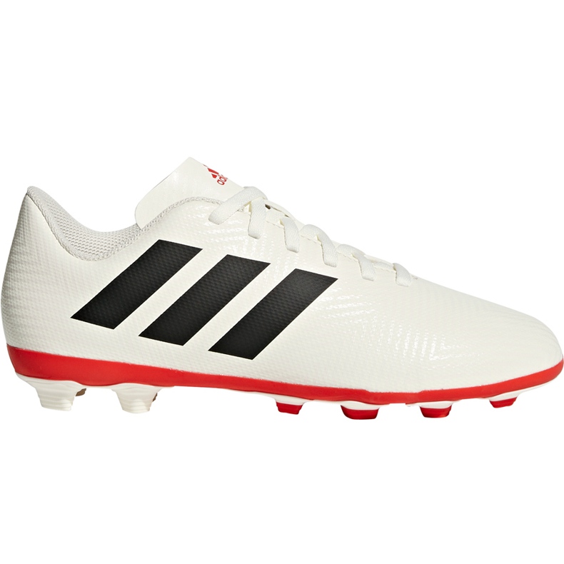 Botas de fútbol adidas Nemeziz 18.4 FxG Jr CM8510 blanco