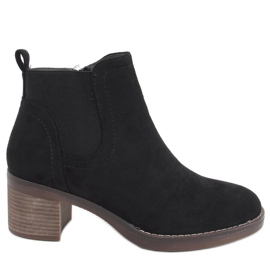 Botas negras de tacón ancho Fill negro