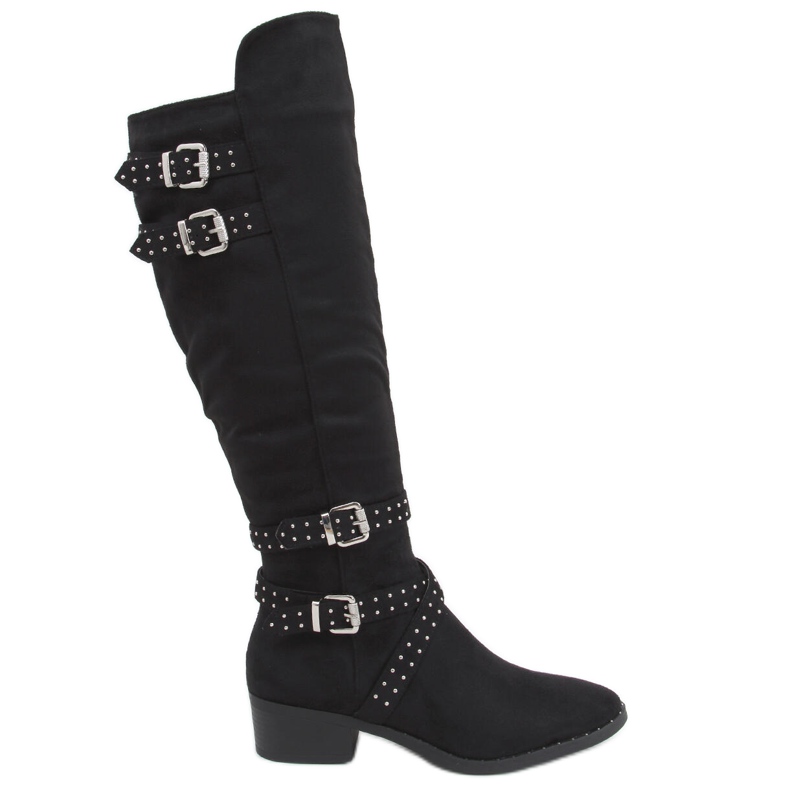 Botas de montar para mujer Zettu Black negro