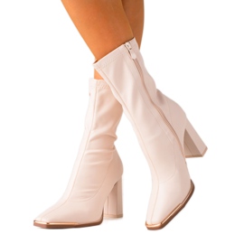 Seastar Botas altas sexy beige