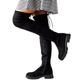 Super Me Botas con plataforma negro Super Me Botas con plataforma negro