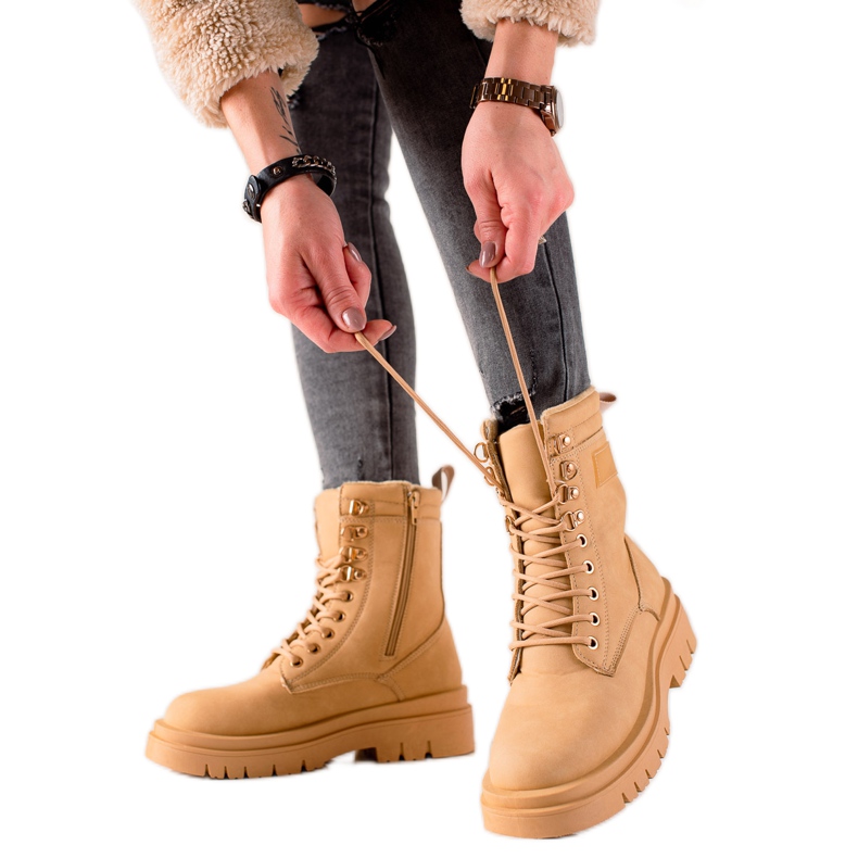 TRENDI Tramperos de camellos clásicos marrón TRENDI Tramperos de camellos clásicos marrón