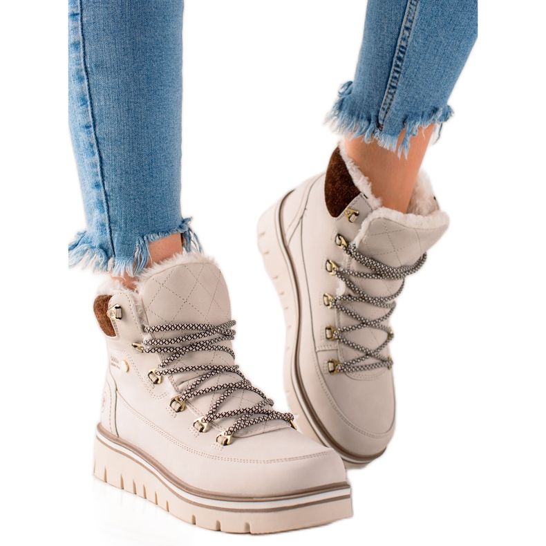 Goodin Tramperos casuales cómodos beige