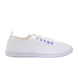 Zapatillas de mujer White Roses blanco