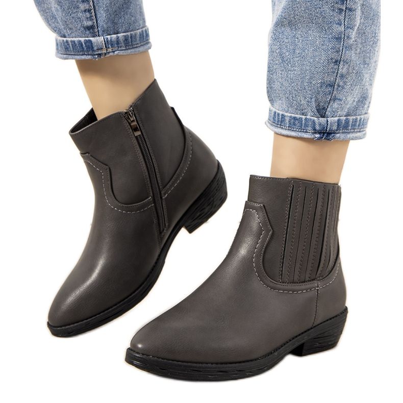 Botas vaqueras con aislamiento Jolicoeur grises Botas vaqueras con aislamiento Jolicoeur grises