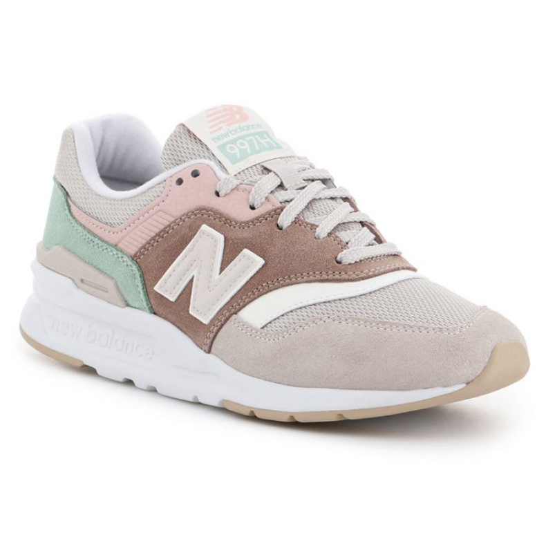 Zapatos New Balance W CW997HVD beige marrón rosado verde