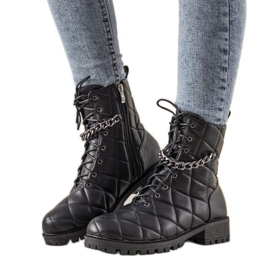 Botas acolchadas de mujer Jaclyn negras negro