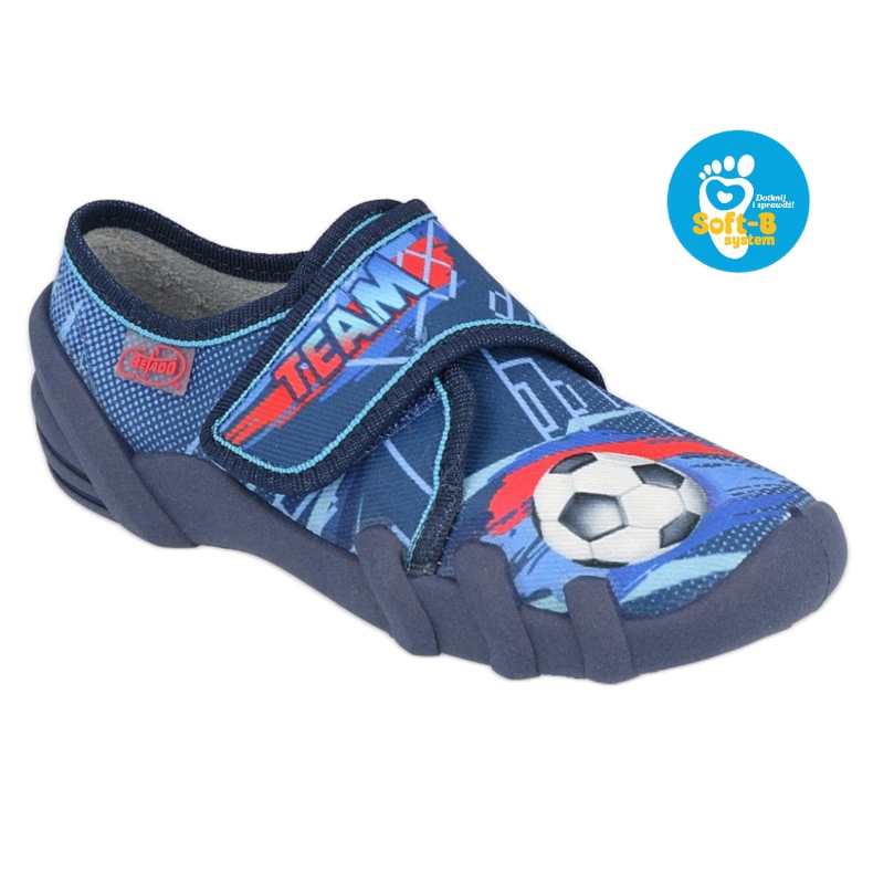 Calzado infantil befado 273Y321 azul marino multicolor